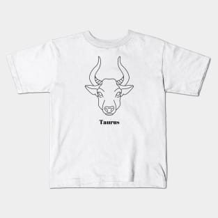 Taurus Design Kids T-Shirt